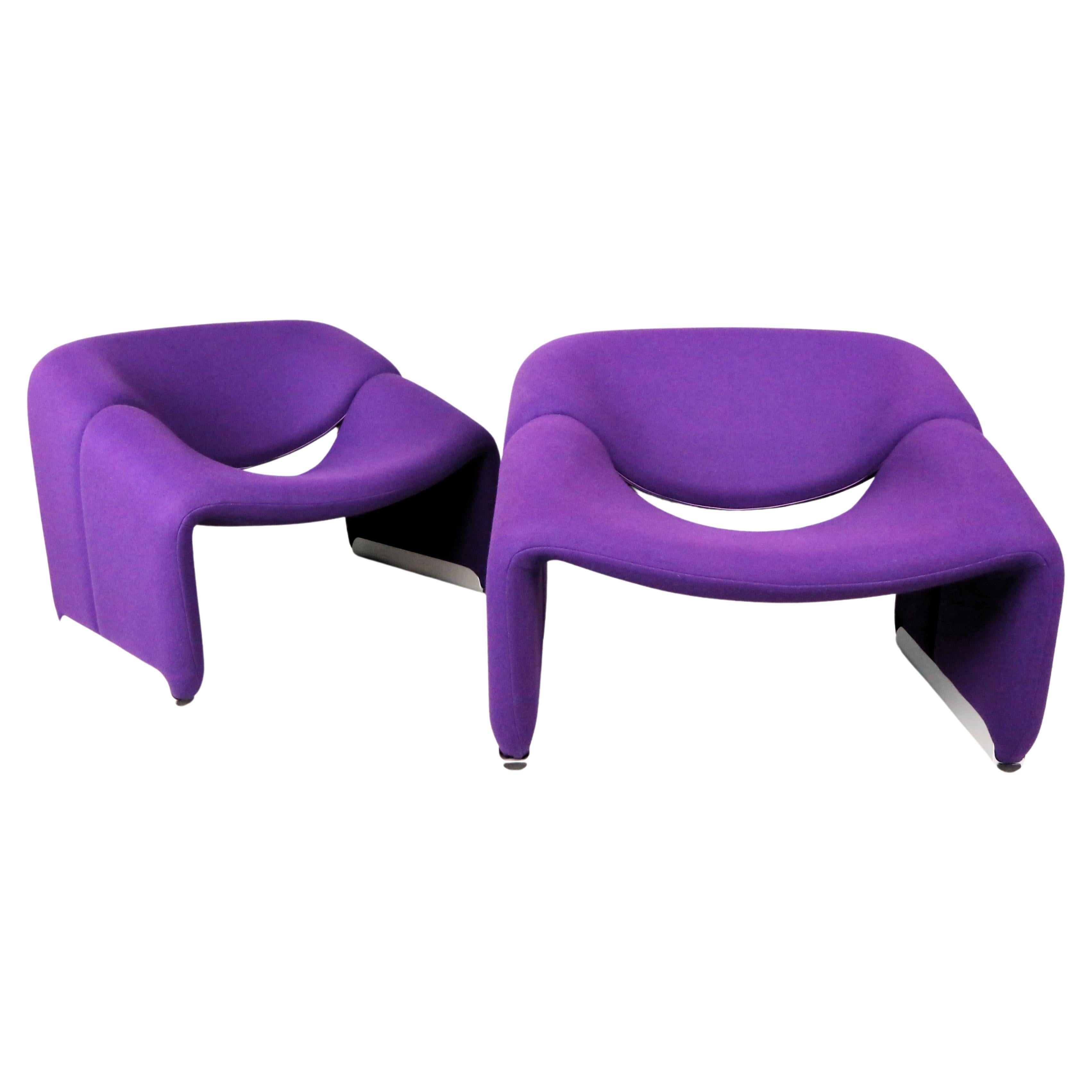 Set of two Artifort F598 Groovy Armchair by Pierre Paulin, M-Chair