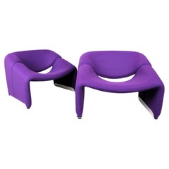 Juego de dos sillones Artifort F598 Groovy de Pierre Paulin, M-Chair