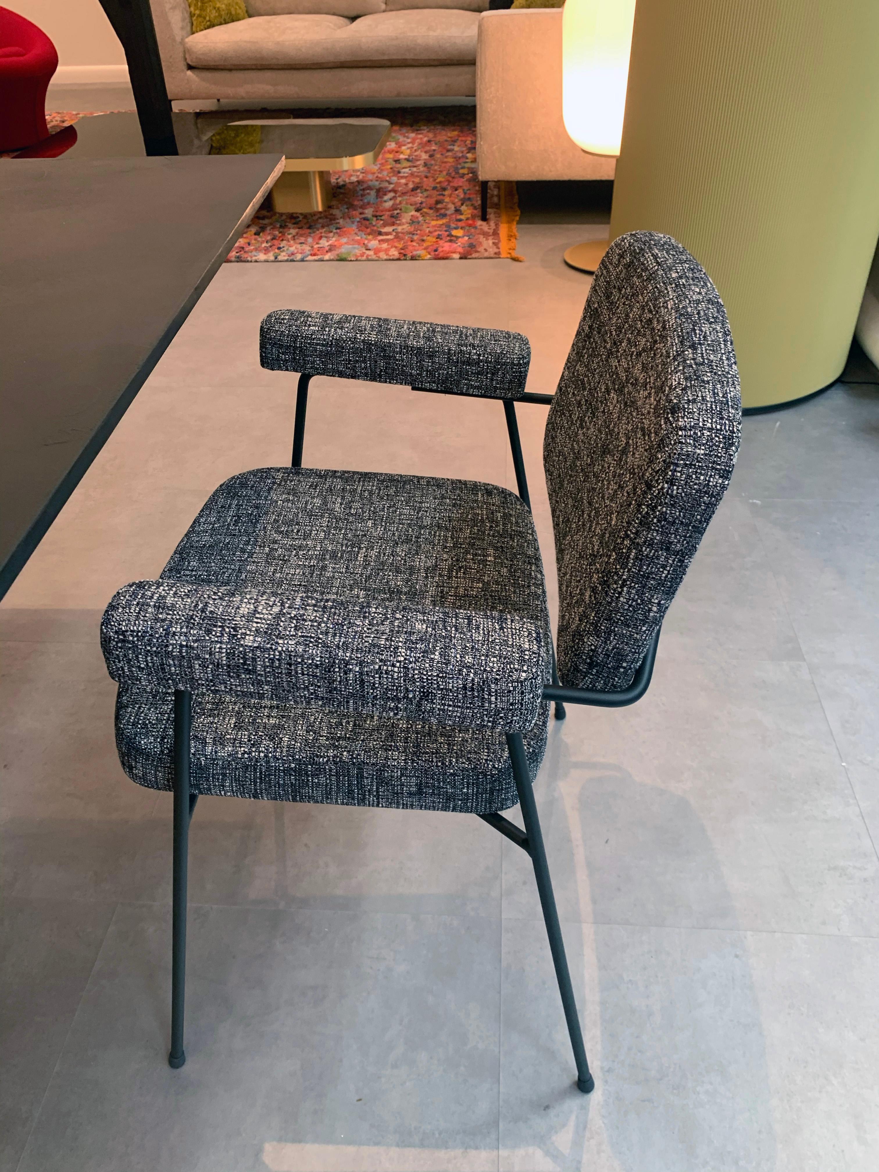 Set of Two Artifort Moulin Chairs in Raf Simons Fabric by Pierre Paulin 1