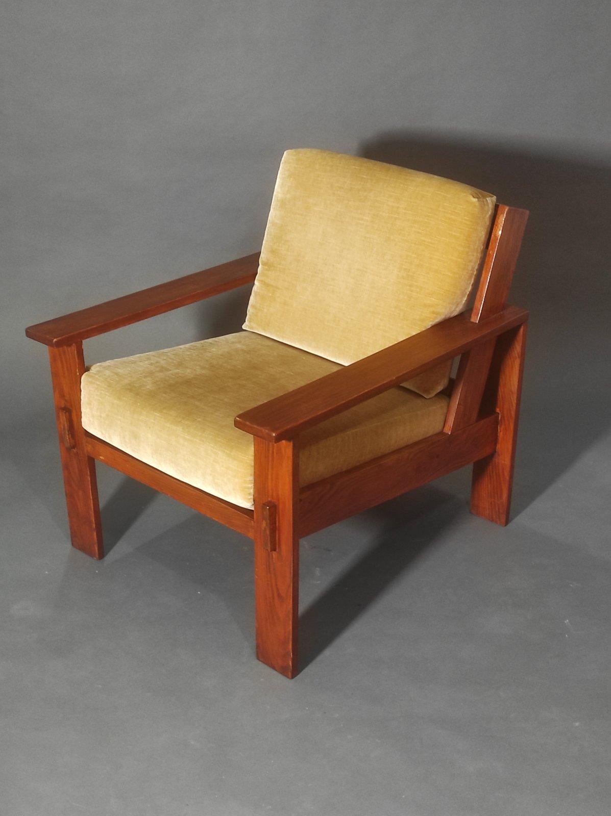 Ensemble de deux chaises longues attribuées Esko Pajamies des années 1960 en vente 1