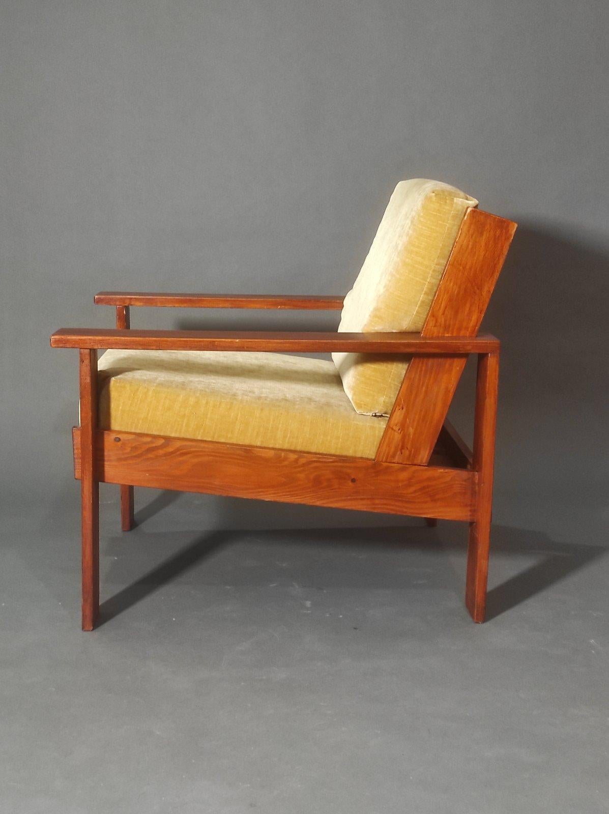 Set of Two Attributed Esko Pajamies Longue Chair 1960s For Sale 1