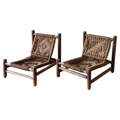 Set of two Audoux et Minet lounge chairs Vibo Vesoul 1950s Set of two Audoux et Minet lounge chairs Vibo Vesoul 1950s