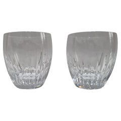Set aus zwei Baccarat-Kristall-Stücken „Massena“  Becher in mittlerer Größe, Frankreich, 2022