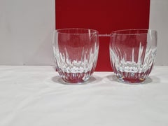 Set Of Two Baccarat Crystal "Massena"  Small Size Tumblers, France, 2022