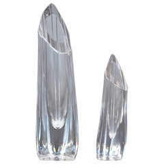Set of Two Baccarat Vases