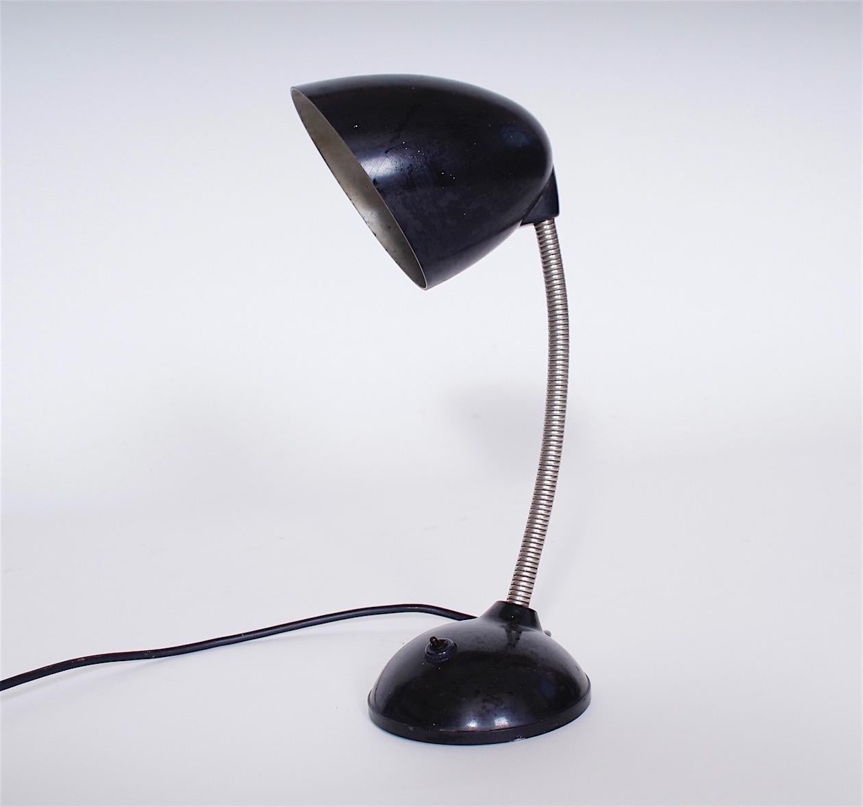 Mid-Century Modern Set of Two Bakelite Table Lamp, 1950s For Sale