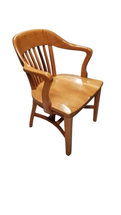 Ensemble de deux chaises de bureau en chêne « 980 » de Jasper