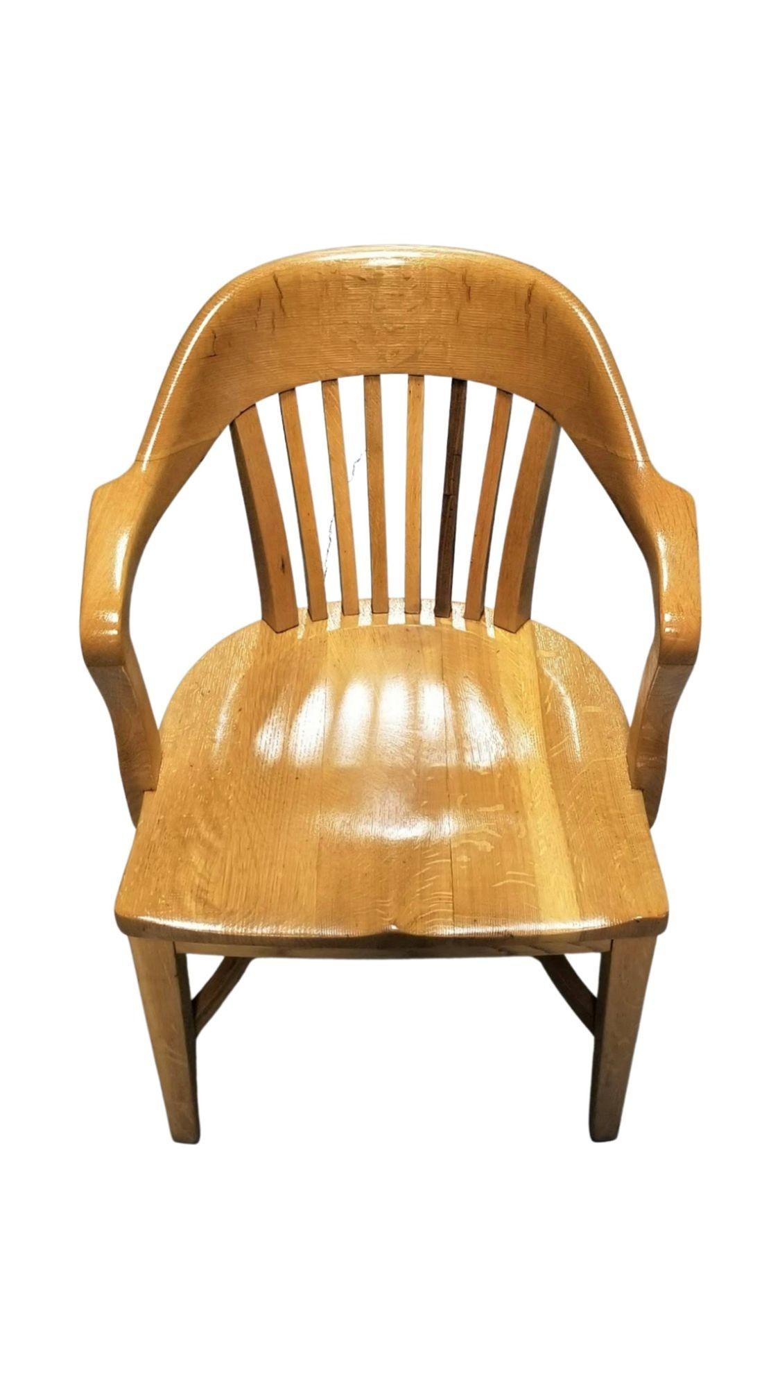 bankers chair vintage