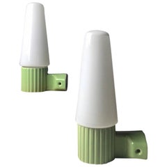 Set of Two Bathroom Wall Lights by Sigvard Bernadotte for IFÖ, Sweden, 1960
