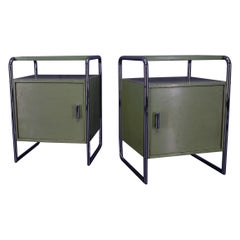 Set of Two Bauhaus Night Stands by Vichr & Co., 1930s