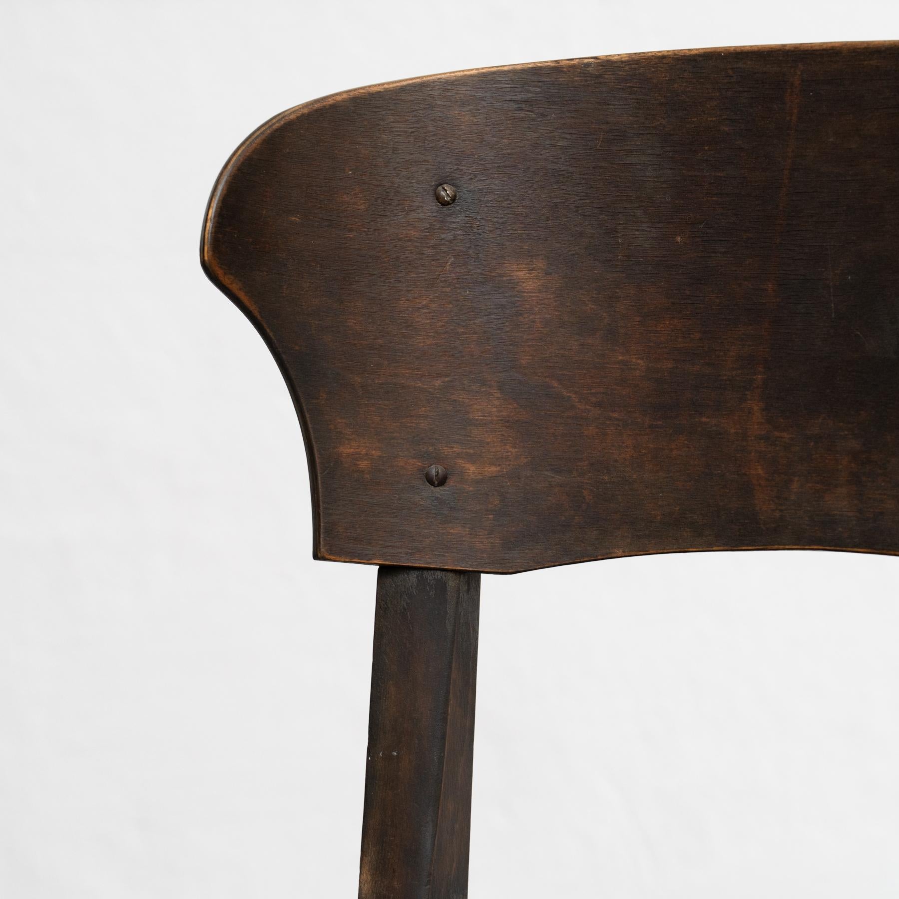 Legno Set di due sedie in stile Bauhaus - Germania, anni '40 in vendita