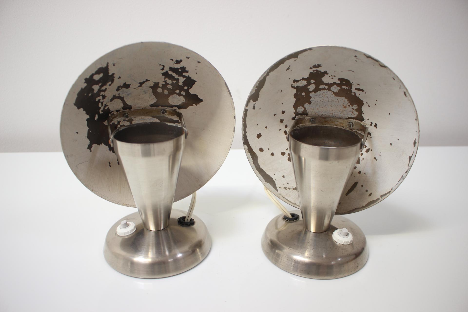 Set of Two Bauhaus Table Lamps, 1930s For Sale 6