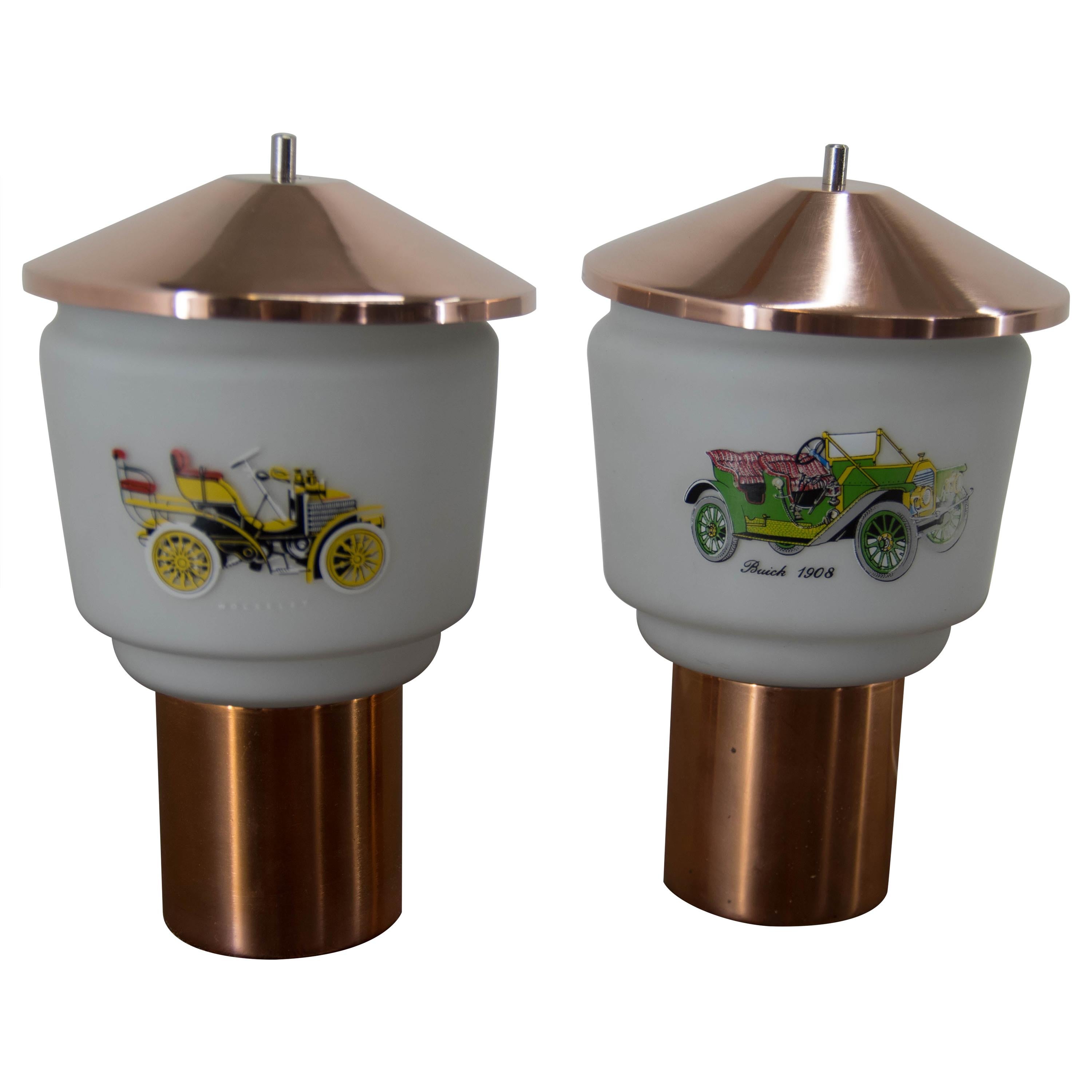 Set of Two Bedside Lamps by Lustry, Kamenicky Senov, 1970s For Sale