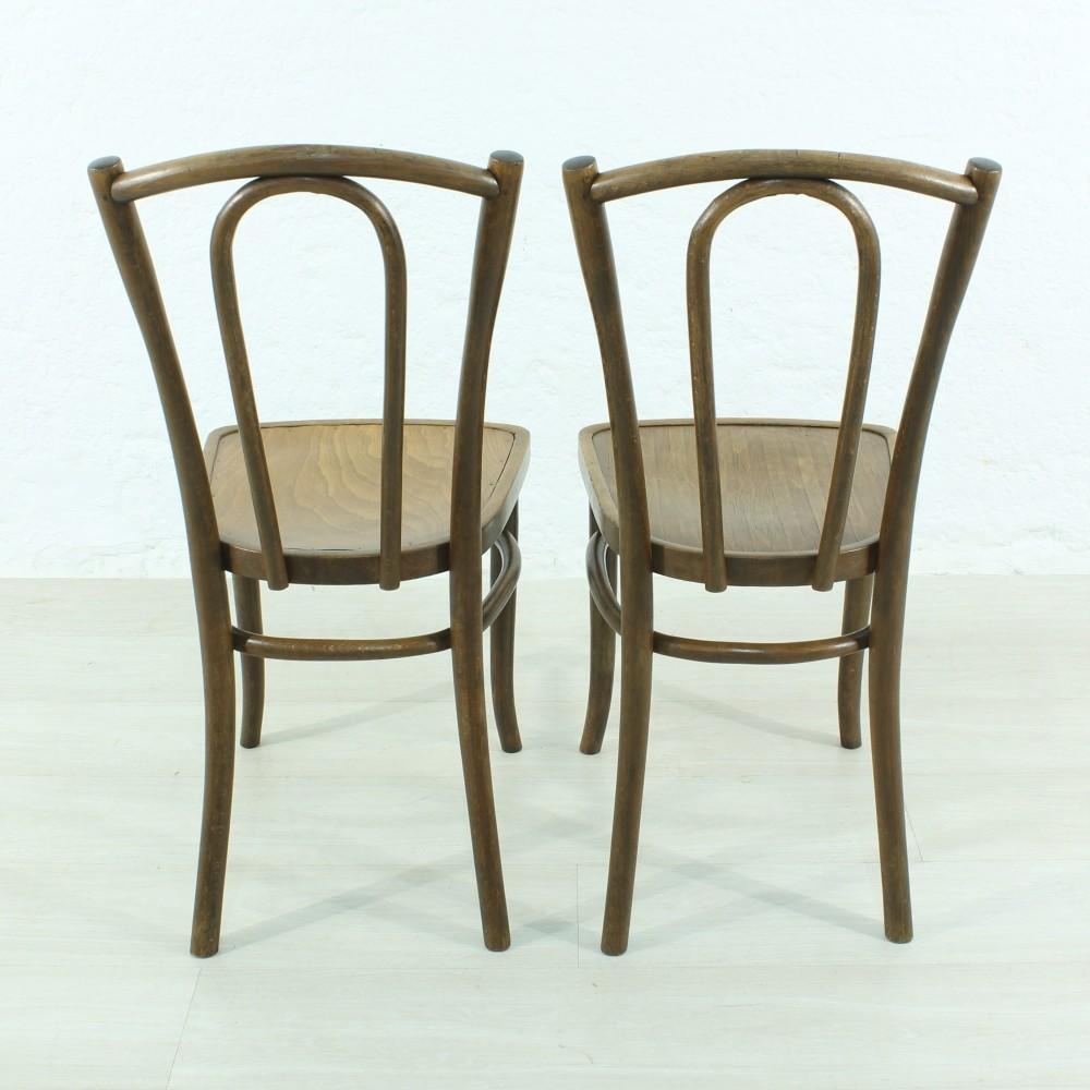 Set of Two Bentwood Chairs, circa 1920 In Good Condition For Sale In Freiburg, DE