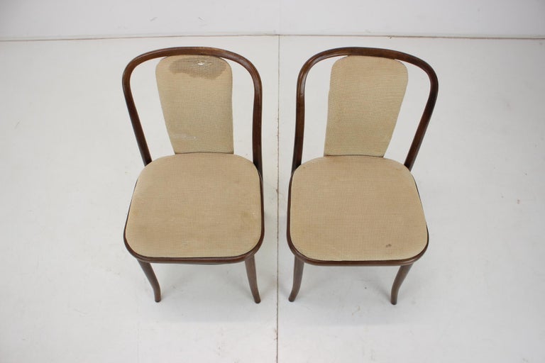 Set of Two Bentwood Chairs, Ton, 1980s For Sale at 1stDibs