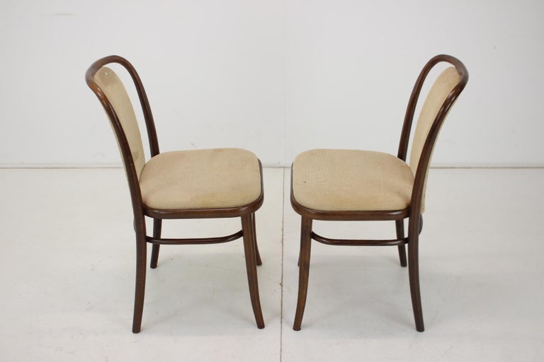 Set of Two Bentwood Chairs, Ton, 1980s For Sale at 1stDibs