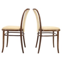 Ensemble de deux chaises en bois courbé, Ton, 1980