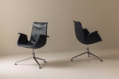 Set di due sedie Bird Low Tulip di Fabricius & Kastholm, anni '60