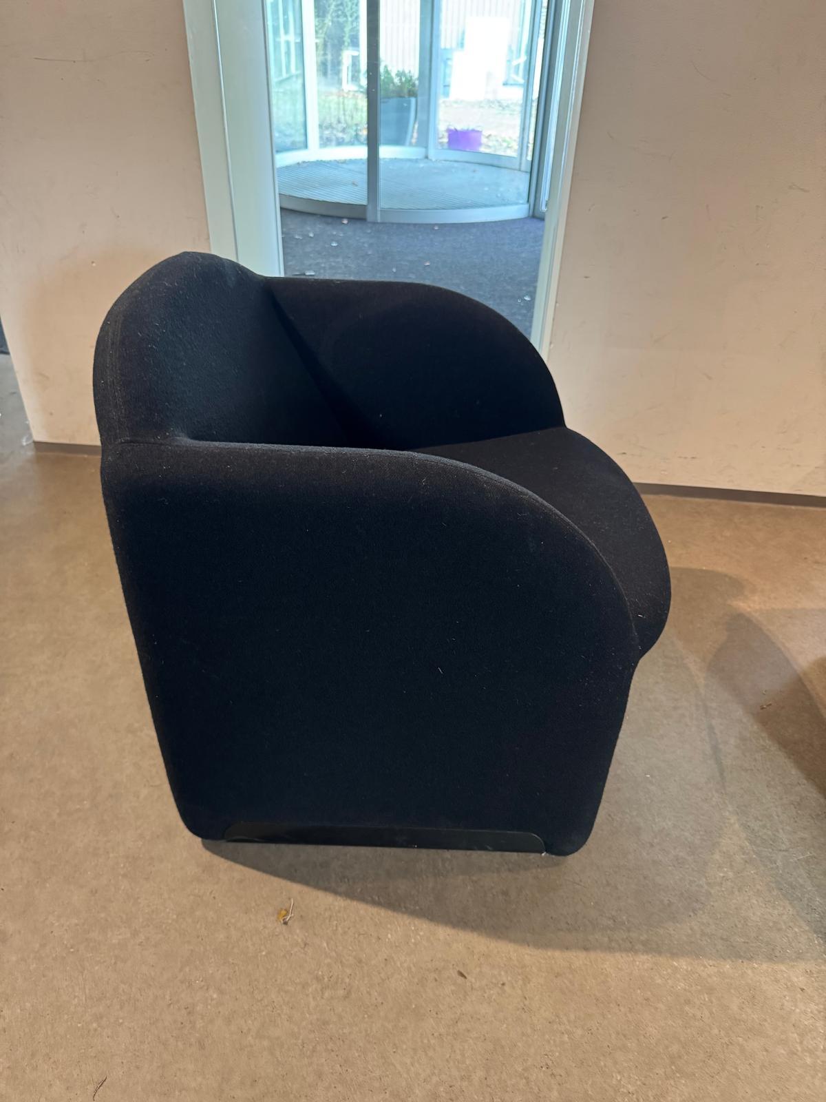 Set de deux Artifort Ben noirs en vente 5