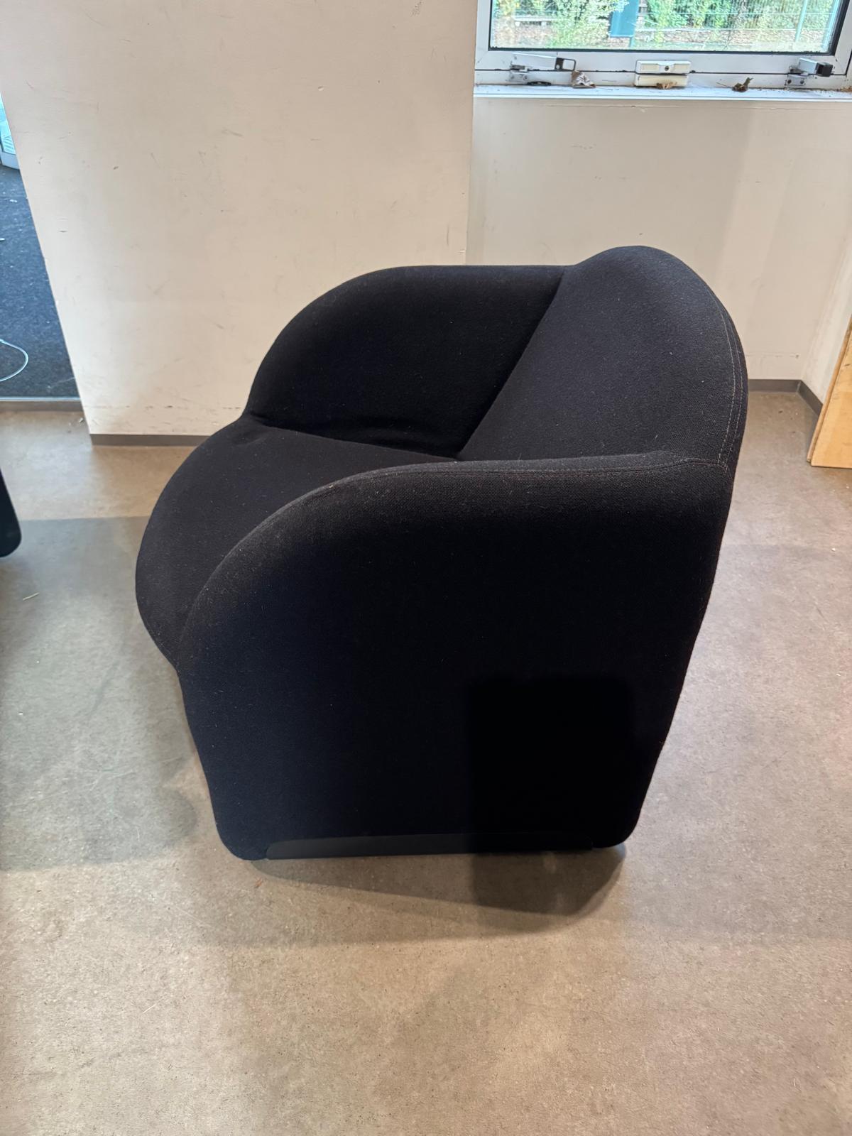 Set de deux Artifort Ben noirs en vente 6