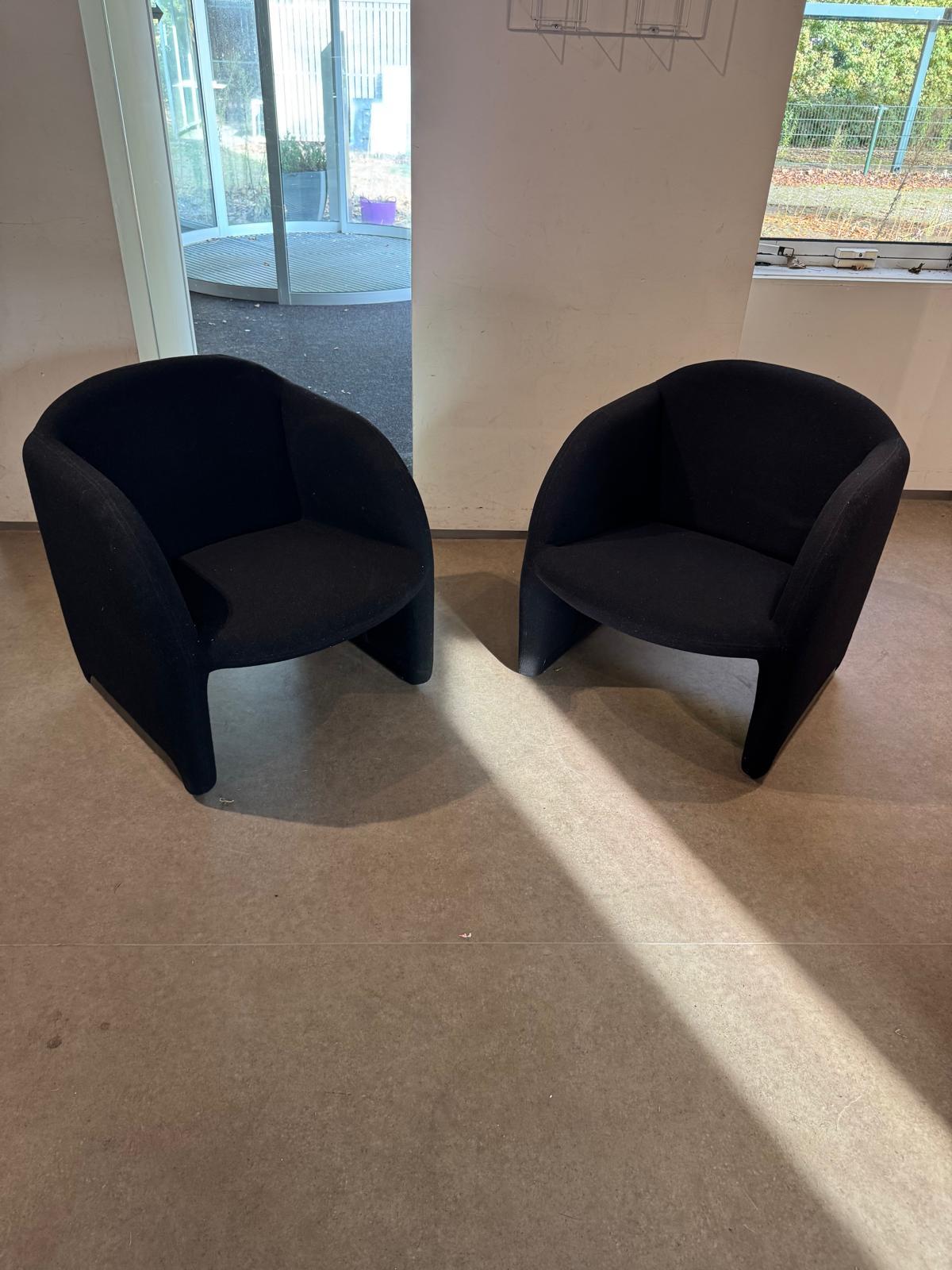 Set de deux Artifort Ben noirs en vente 8