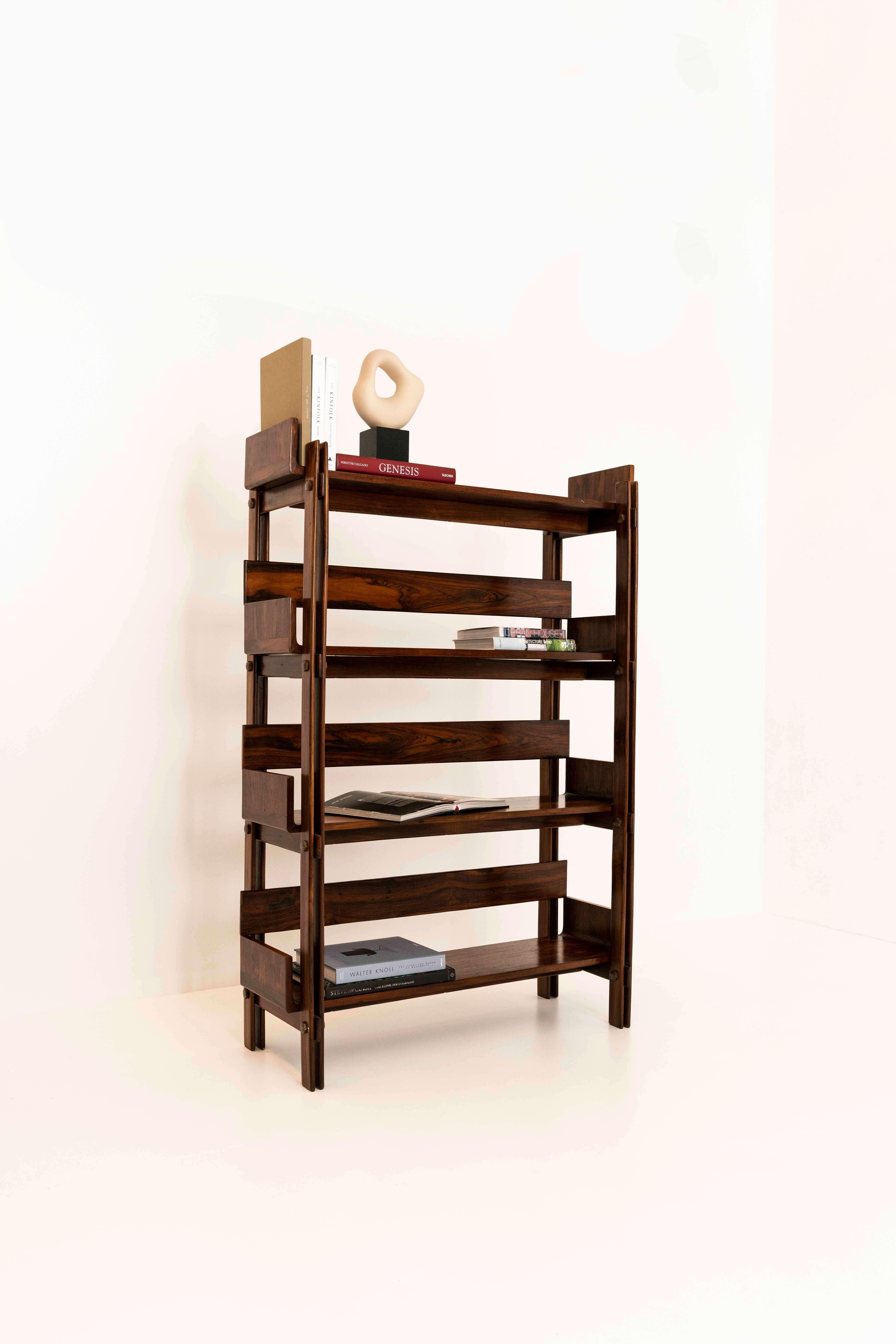 Mid-20th Century Set of Two Bookcases by Sergio Rodrigues for Oca Brasil, 1960s