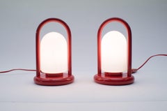 Set of Two Bracket Table Lamps by Massive in Memphis Style, 1960s