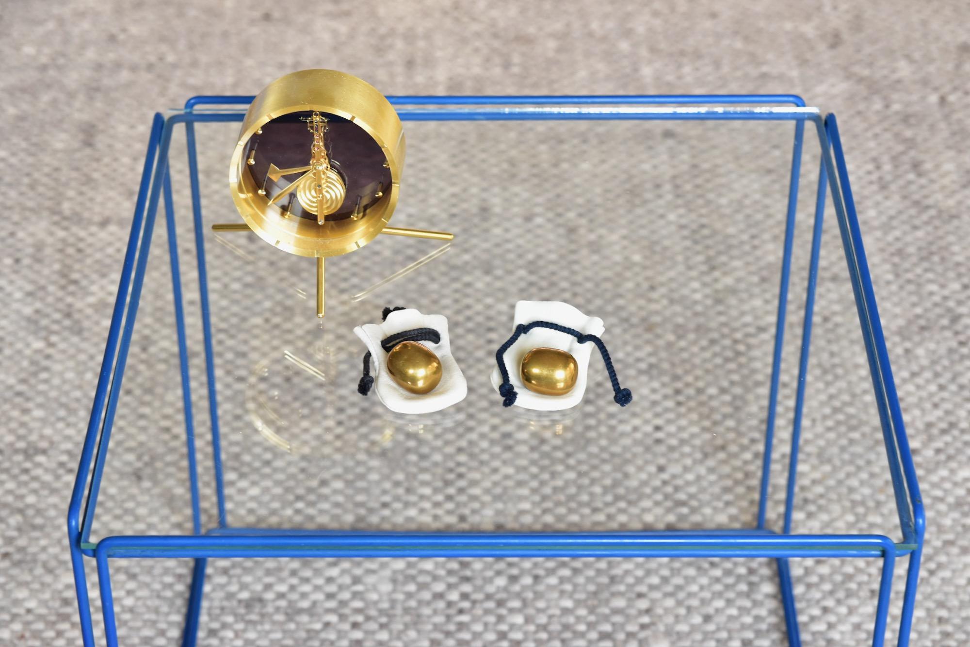 Set von zwei Piet Hein Super-Ei aus Messing von Henning Glahn / Danks Design, Dänemark (Skandinavische Moderne)