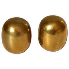 Set of Two Brass Piet Hein Super Egg by Henning Glahn / Danks Design, Denmark