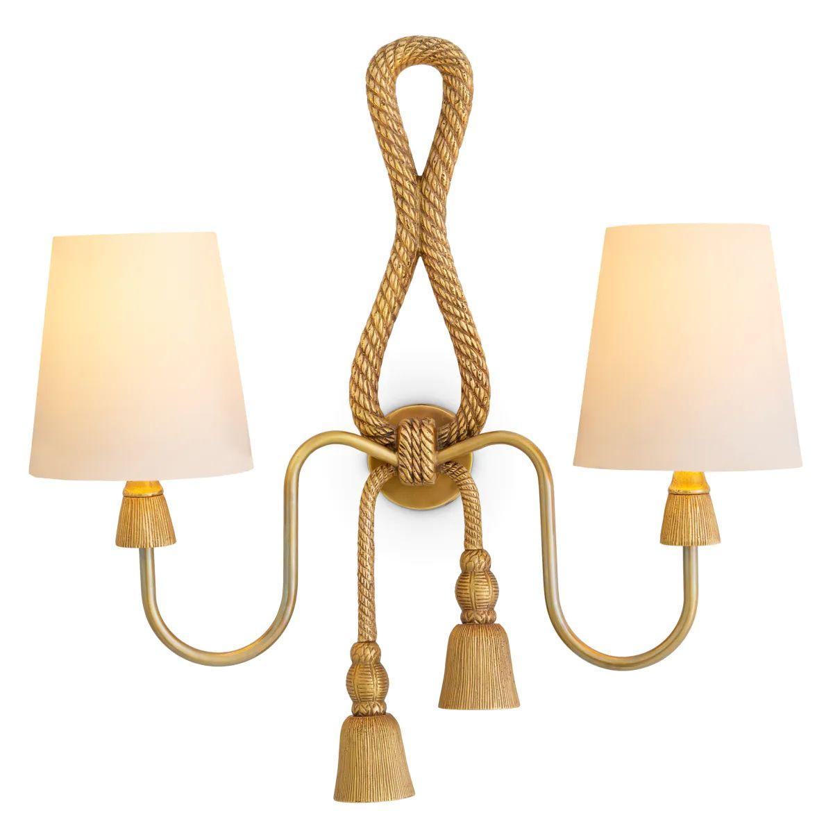 This vintage brass wall lamp is a refined lighting fixture designed to bring soft, elegant illumination to classic and contemporary interiors. For someone who has not seen it in person, the brass wall lamp appears as a double-arm structure with