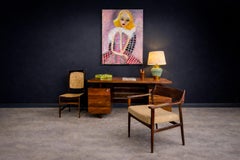 Satz von zwei brasilianischen Stifthaltern aus der Mitte des Jahrhunderts aus Hartholz, unbekannt, 1960er Jahre