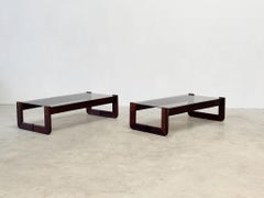 Set of two Brazilian MP91 coffee tables by Percival Lafer