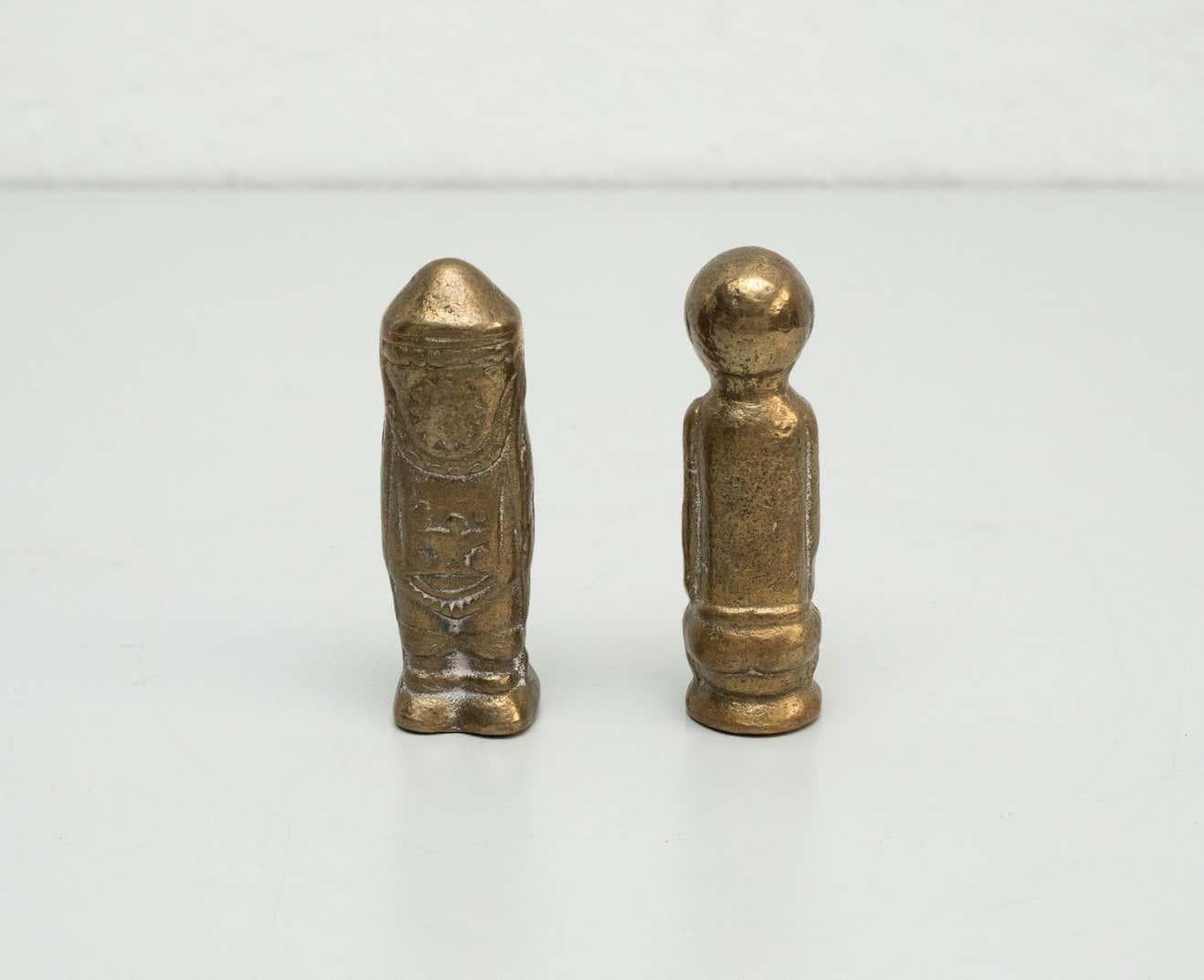 Bronze Ensemble de deux figurines en bronze - Espagne, vers 1960 en vente