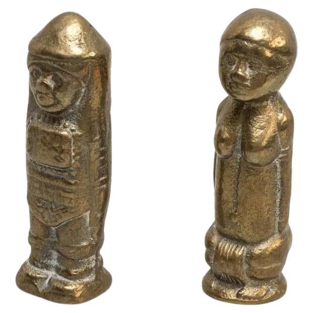 Satz von zwei Bronzefiguren - Spanien, CIRCA 1960