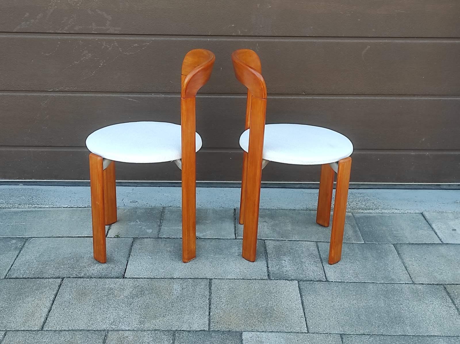 Suisse Ensemble de deux chaises postmodernes Bruno Rey pour Dietiker 1970 en vente