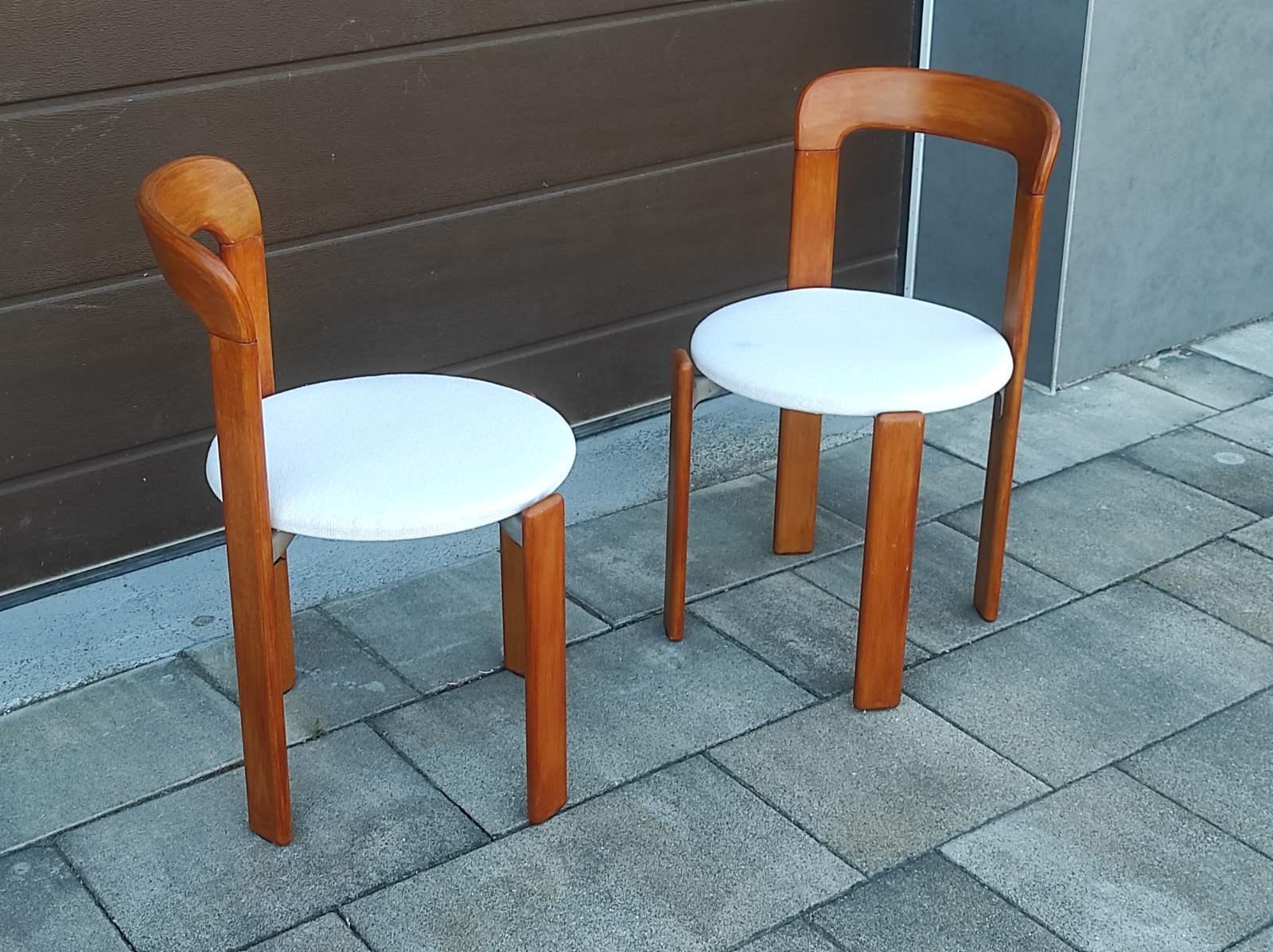 Fin du 20e siècle Ensemble de deux chaises postmodernes Bruno Rey pour Dietiker 1970 en vente