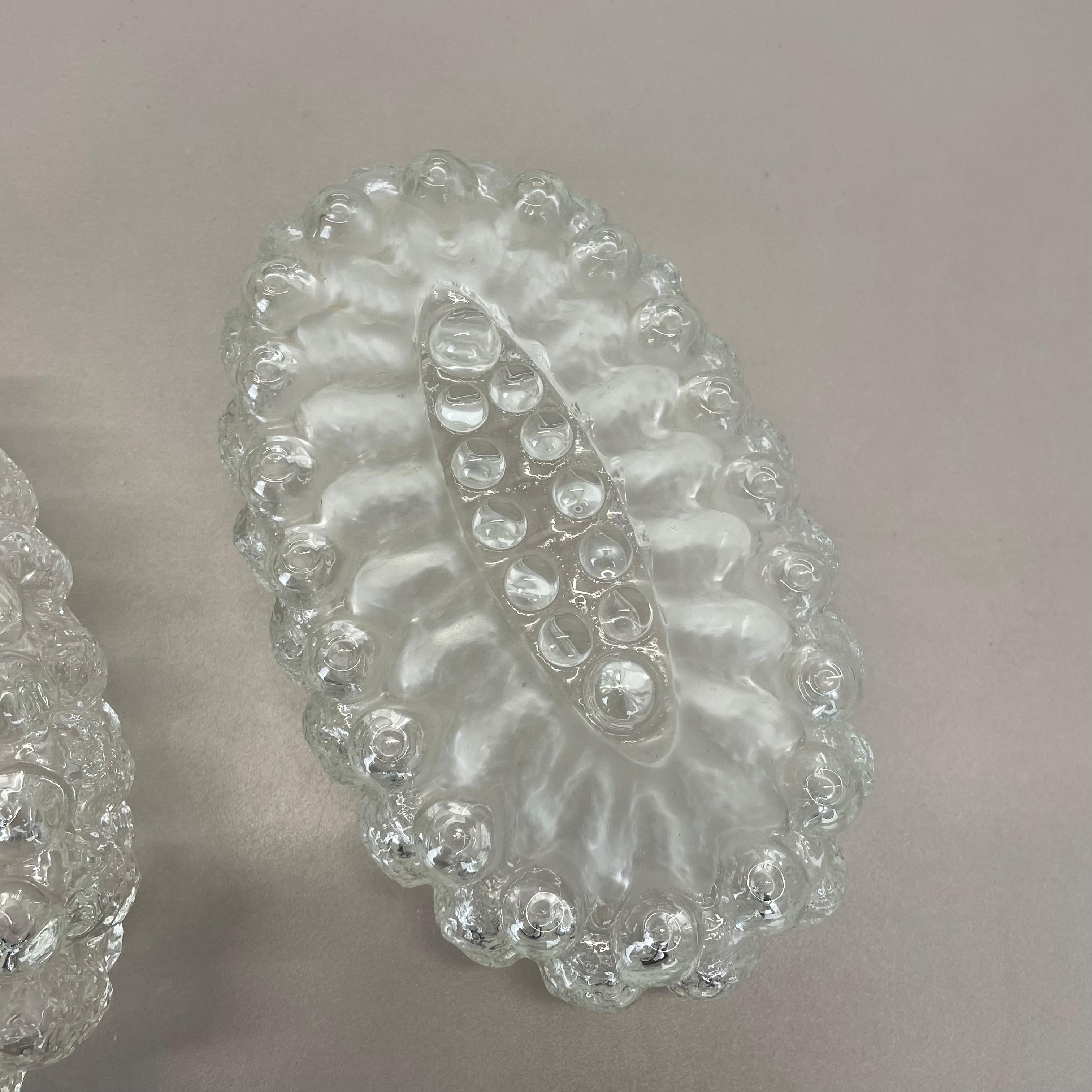 Juego de dos apliques de cristal estilo Tynell 