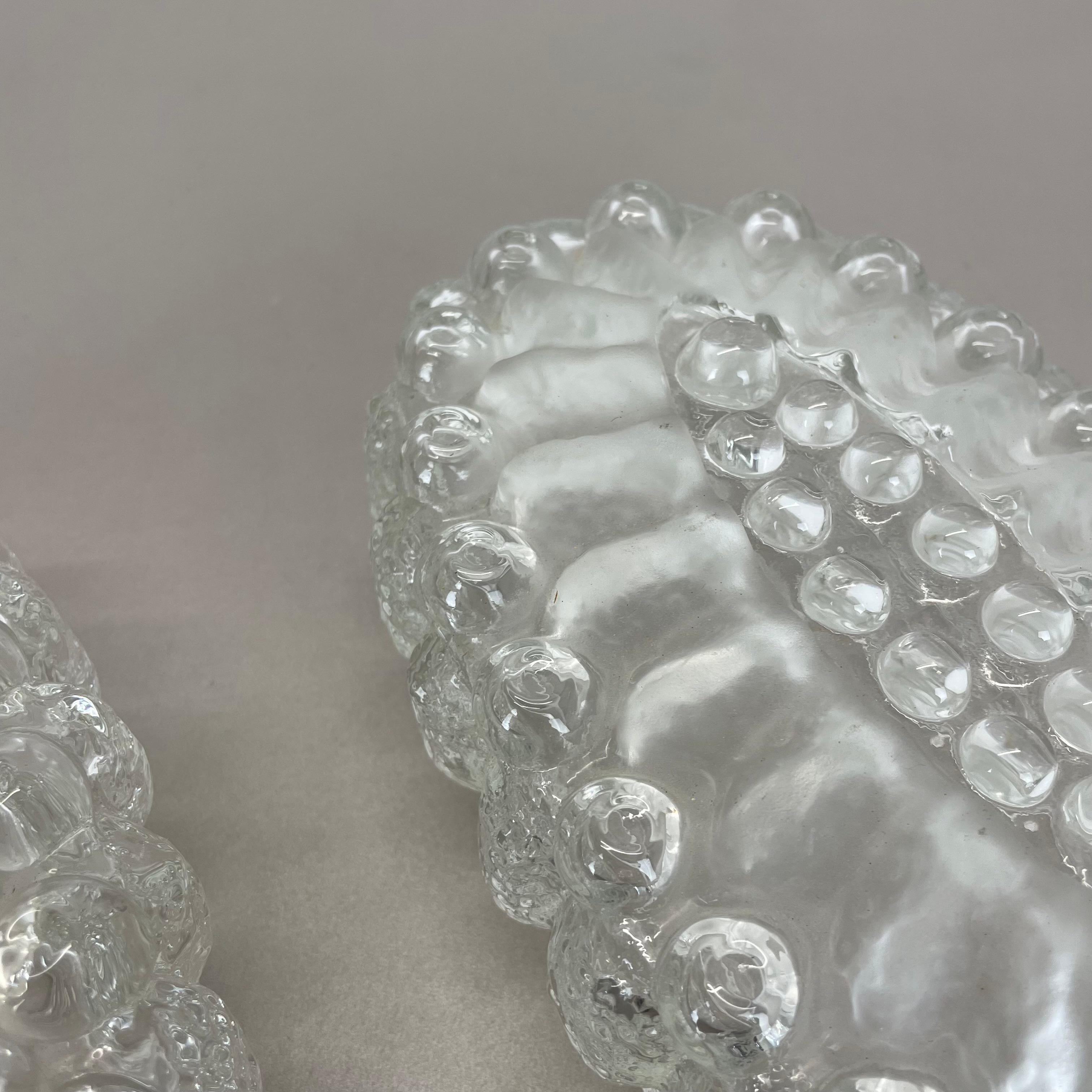 Juego de dos apliques de cristal estilo Tynell 