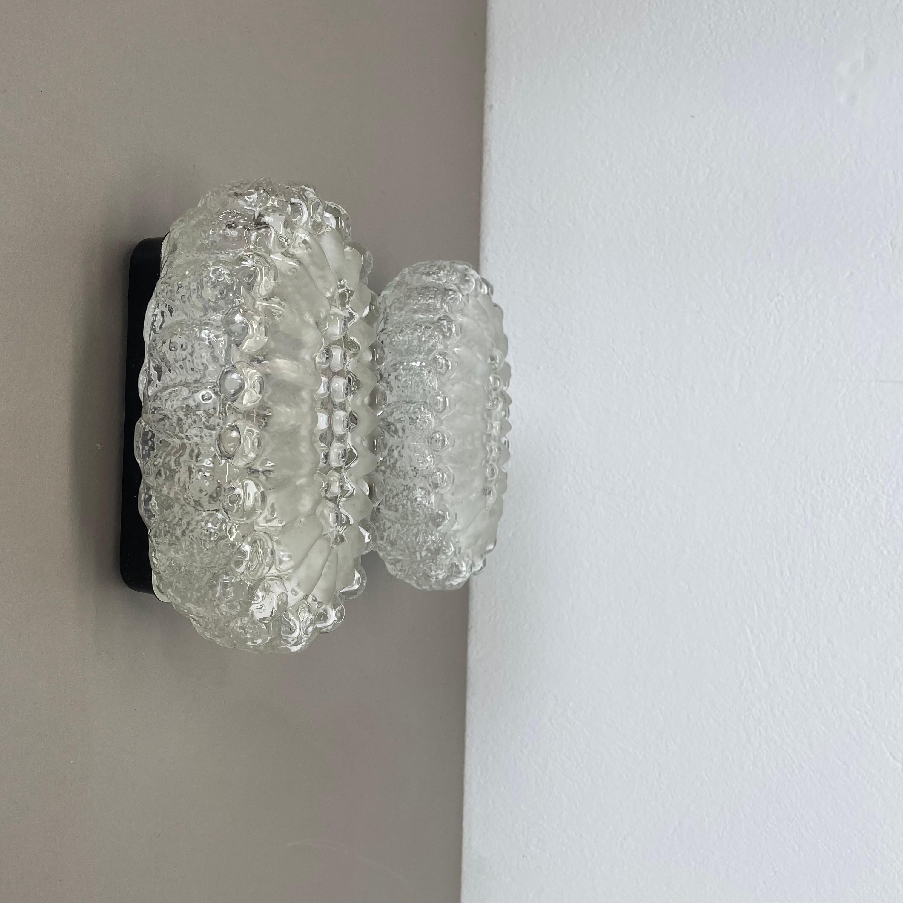Juego de dos apliques de cristal estilo Tynell 