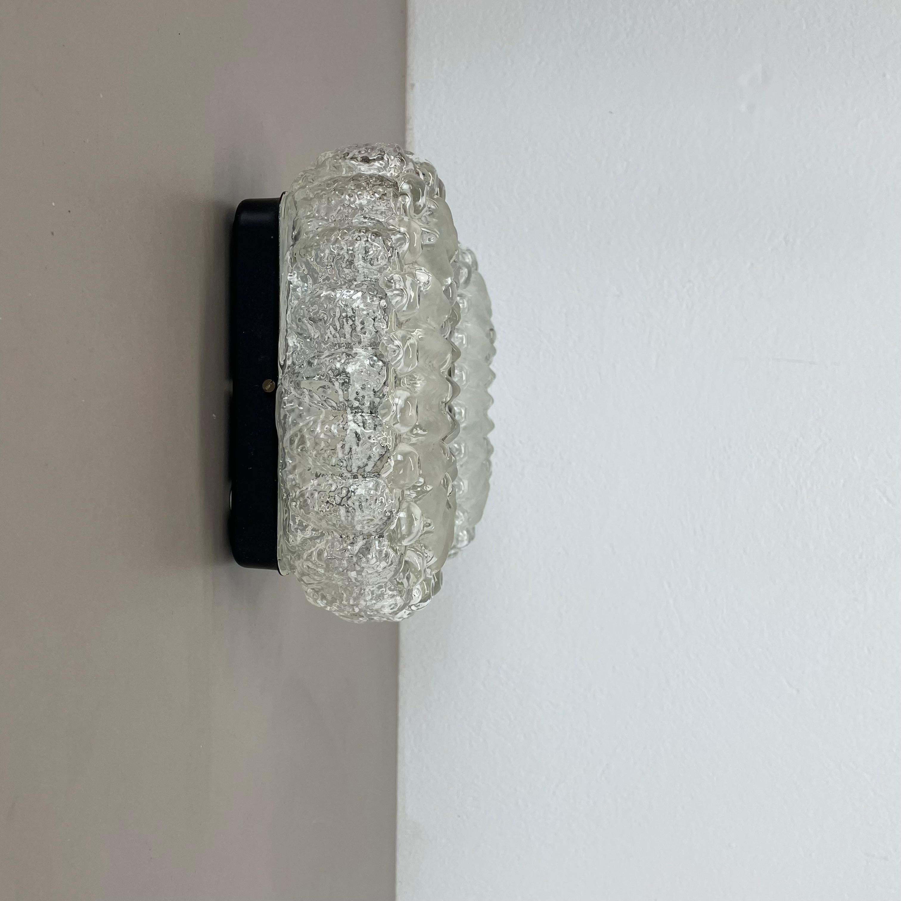 Juego de dos apliques de cristal estilo Tynell 