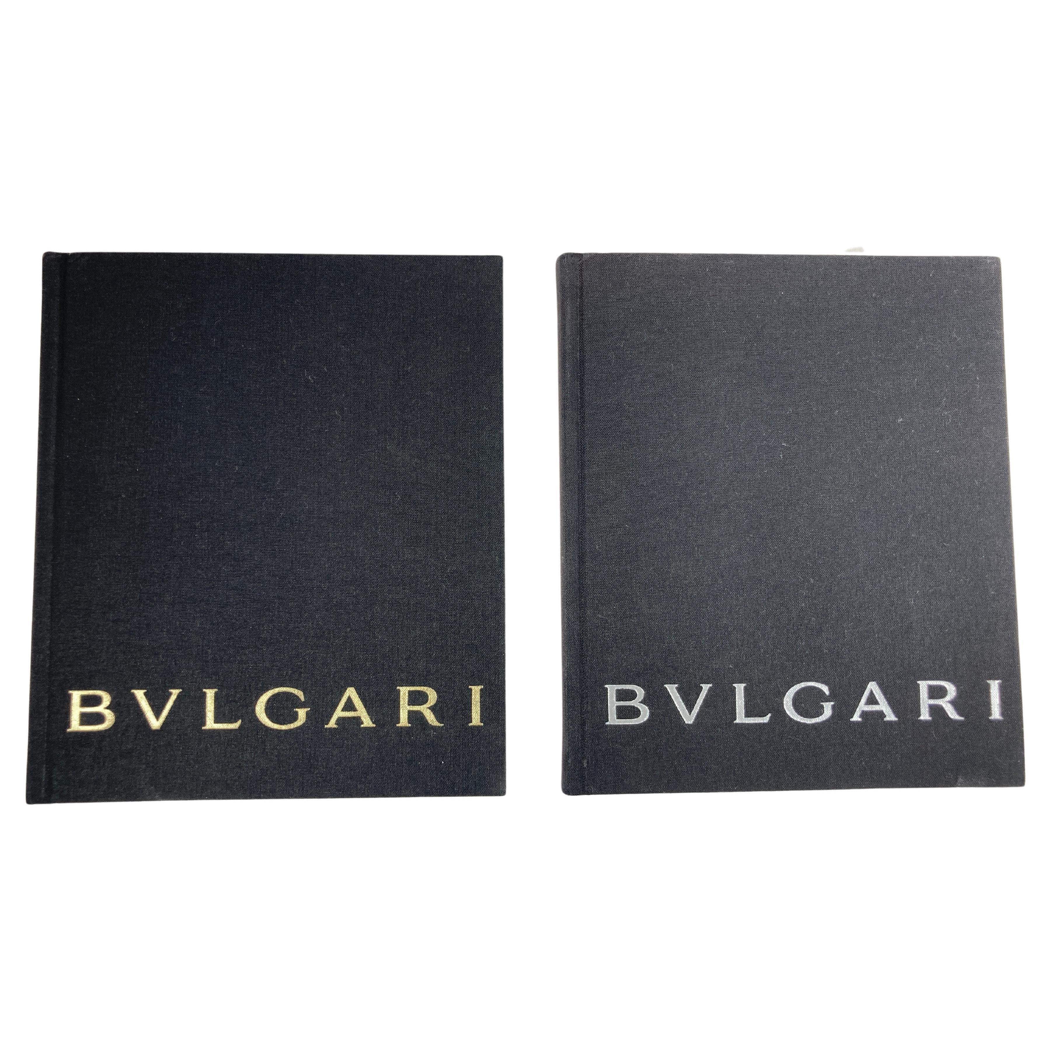 Ensemble de deux livres de la marque Bvlgari Catalogue Jewellery and Watches 2013