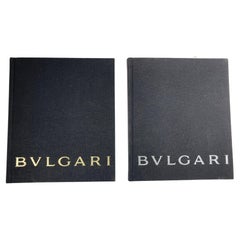 Set di due libri-catalogo del marchio Bvlgari Gioielli e orologi 2013