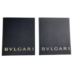 Ensemble de deux livres de la marque Bvlgari Catalogue Jewellery and Watches 2013