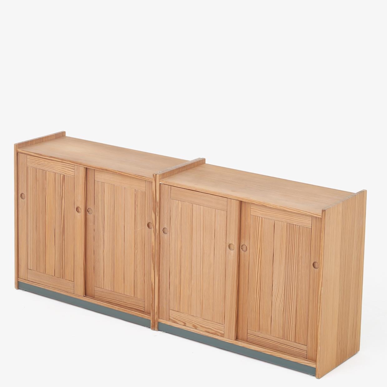 Scandinavian Modern Set of Two Cabinets by Bernt Petersen
