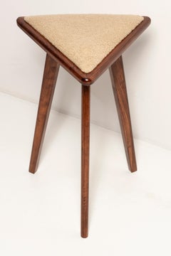 Set of Two Camel Boucle Triangle Medium Stools, by Vintola Studio, Europe