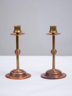 Set of Two Candlesticks Arts and Crafts, 1900, England
