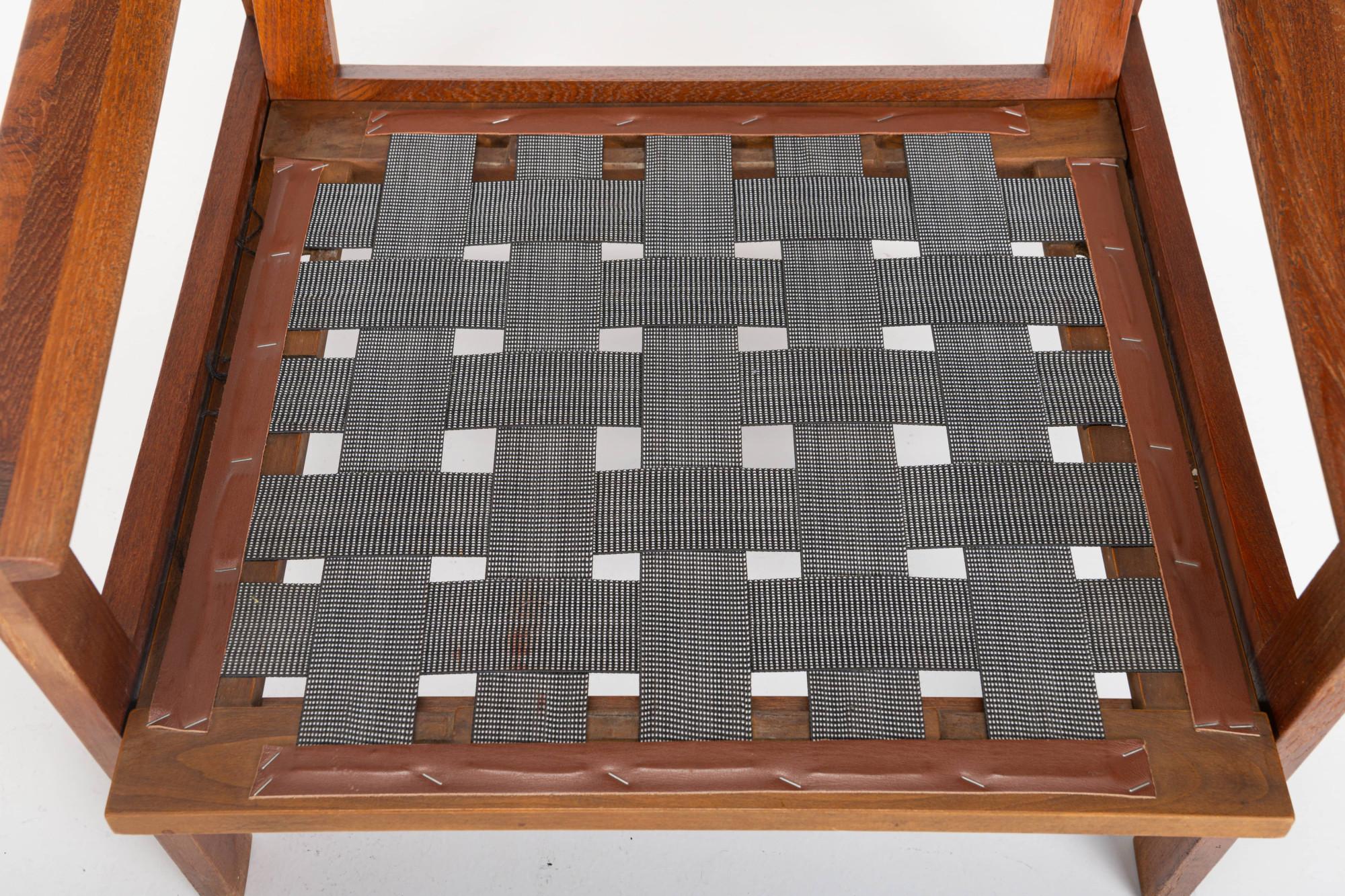 Set of two Capella Easy Chairs with Ottoman by Illum Wikkelsø, Denmark 1950s 6