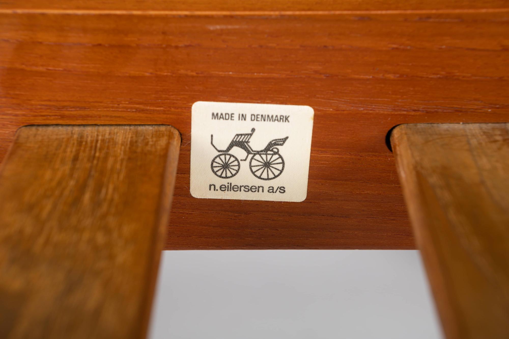 Set of two Capella Easy Chairs with Ottoman by Illum Wikkelsø, Denmark 1950s In Good Condition In Ranst, VAN