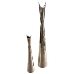 Set of Two Cardinale Vases Designed by Lino Sabattini for Christofle, 1960s