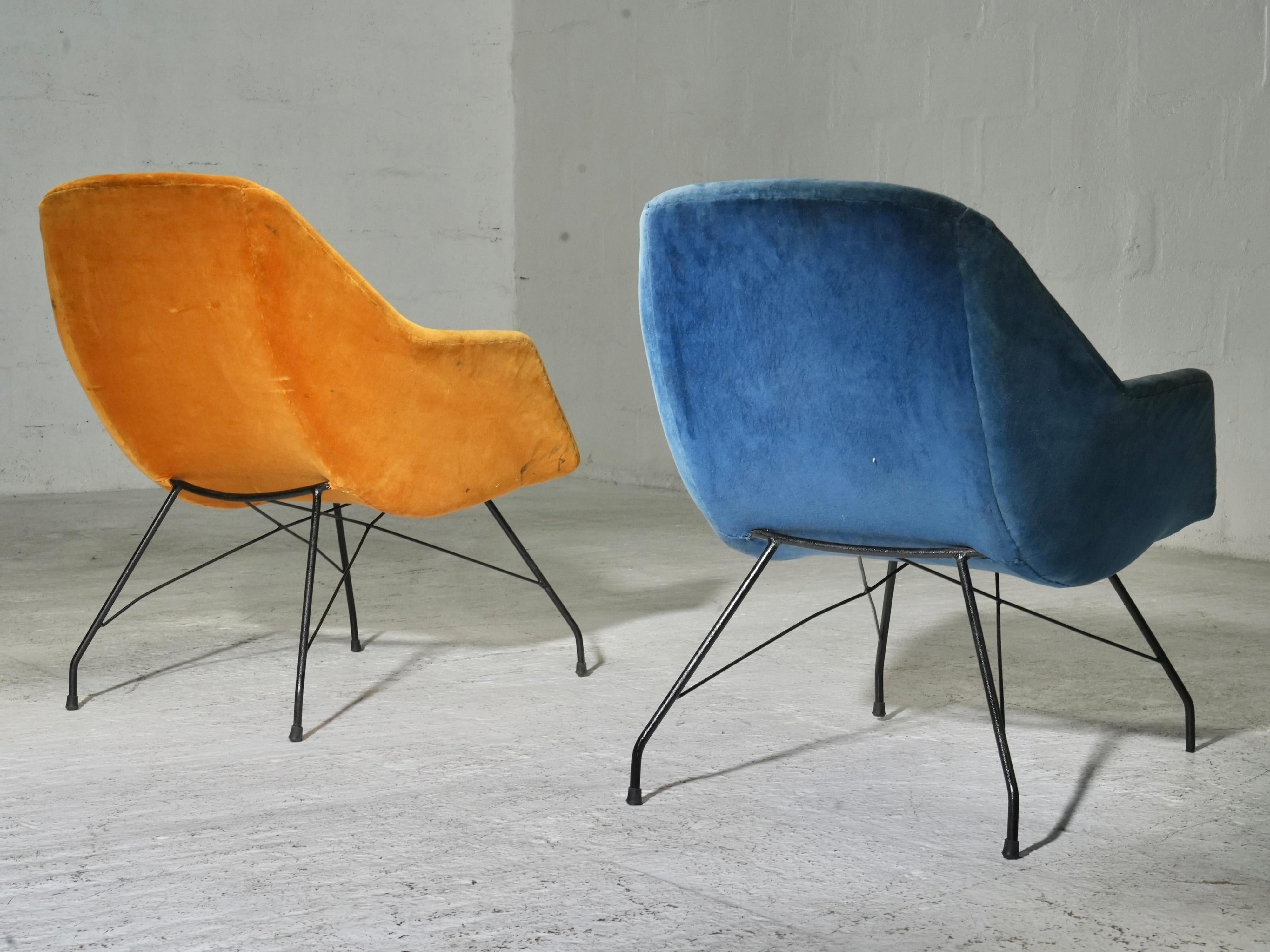 Ensemble de deux chaises longues Carlo Hauner et Martin Eisler, Brésil, années 1960 Bon état - En vente à Uithoorn, NL